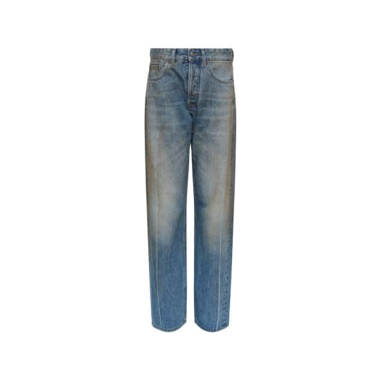MM6 MAISON MARGIELA Women Denim Pants M30055 S62LB0217 964 BLUE NEUTRALS