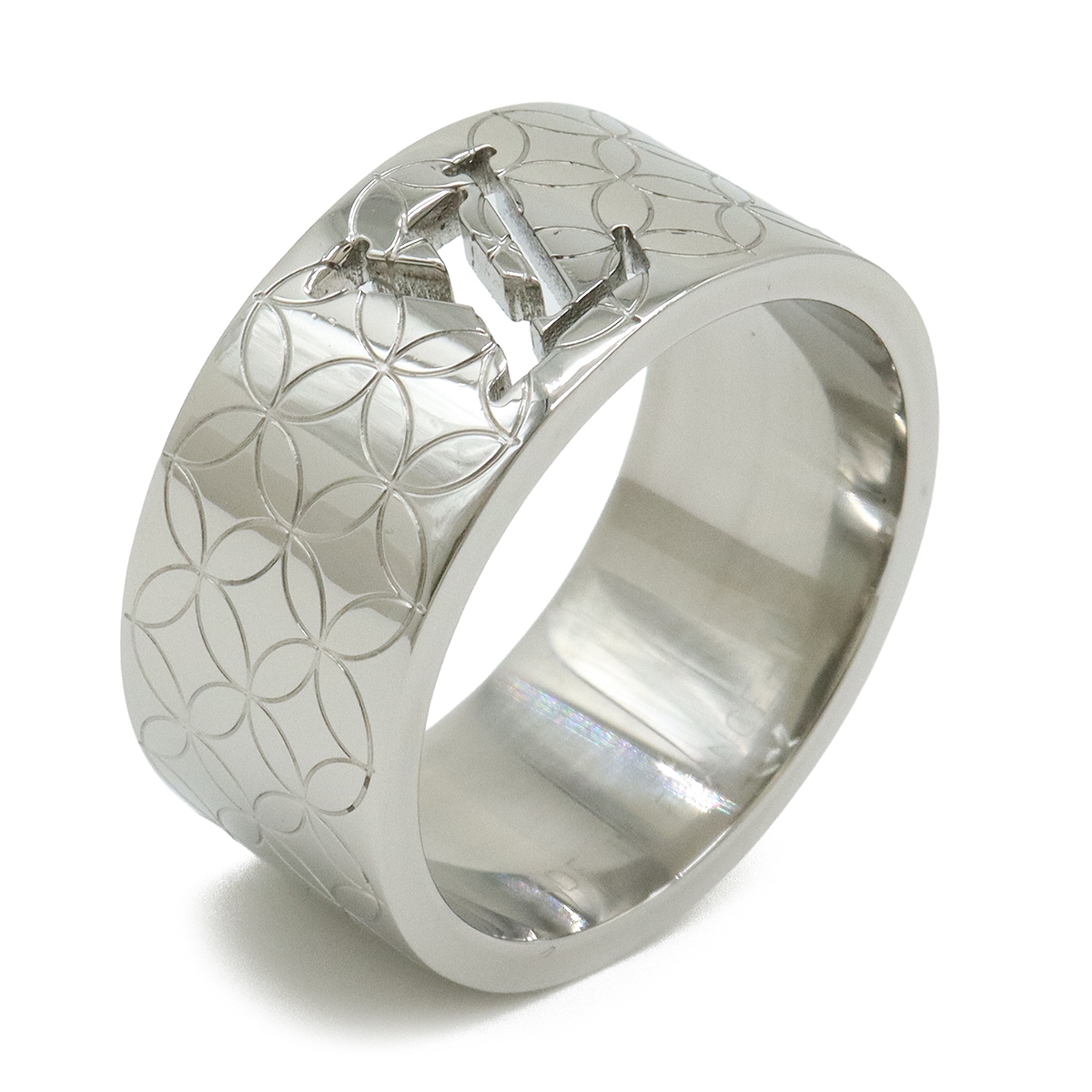 バーグ シャンゼリゼ リング 指輪 SS ステンレススチール Lサイズ 日本サイズ約21.5号 M6545