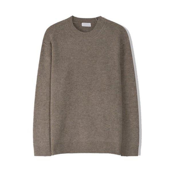 メンズ ゴスパン ピレン ウォッシャブル ウール ラウンド ニットT SG-KN-Q041-オートミール 8,244円