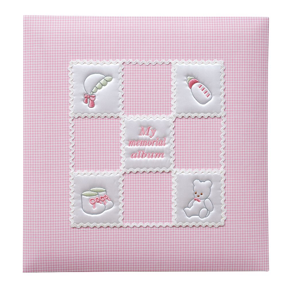 フエルアルバム 誕生用 L 100年台紙 マイメモリアル ピンク アH-LB-652-P