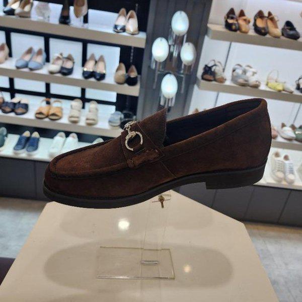 HC10 ブラウンカジュアルスエードローファー LCMD22U43985 (40131137)