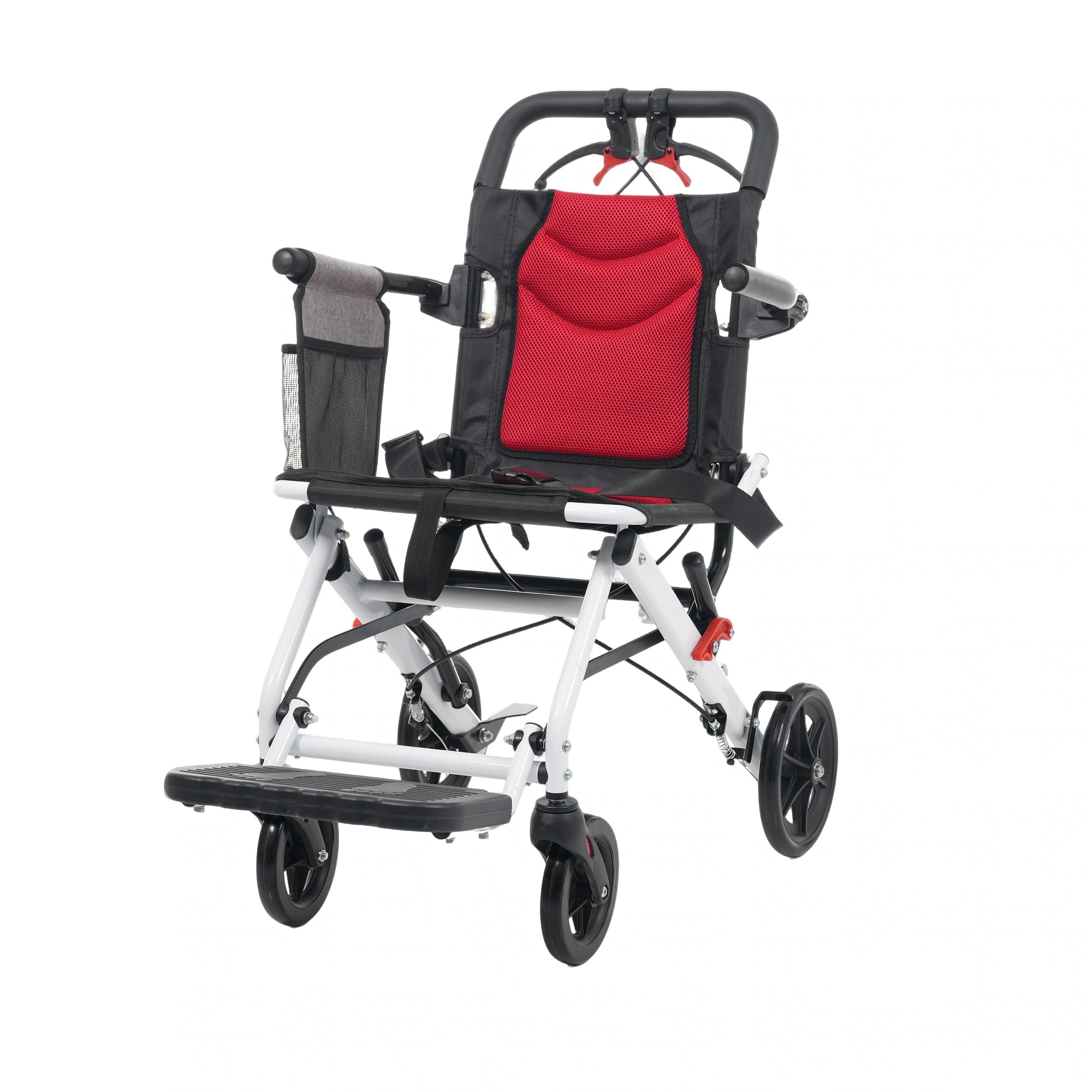 2035車椅子 超軽量 機内持ち込み 自立可能 介助ブレーキ付き コンパクト 折りたたみ可能 座面付き 四輪 介助用 キャスター付き 介護用品 自立式 軽量車椅子 おしゃれ 介護 福祉用具 耐荷重10