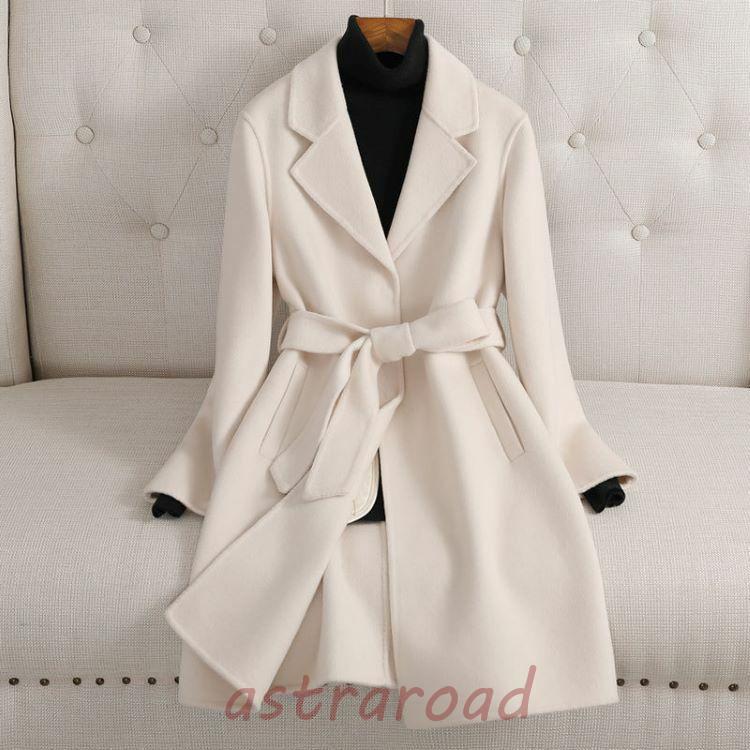 コート レディース ウール 膝丈コート テーラード 秋 冬 ロングコート チェスターコート アウター レディース 大きいサイズ 40代 秋冬 ジャケット