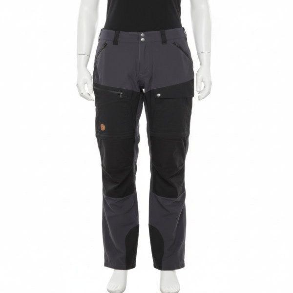 FJALLRAVEN 25 メンズ アビスコ ミッドサマー ジップ オフ トラウザーズ ロング ダークグレーブラック 81154030-550 ABISK