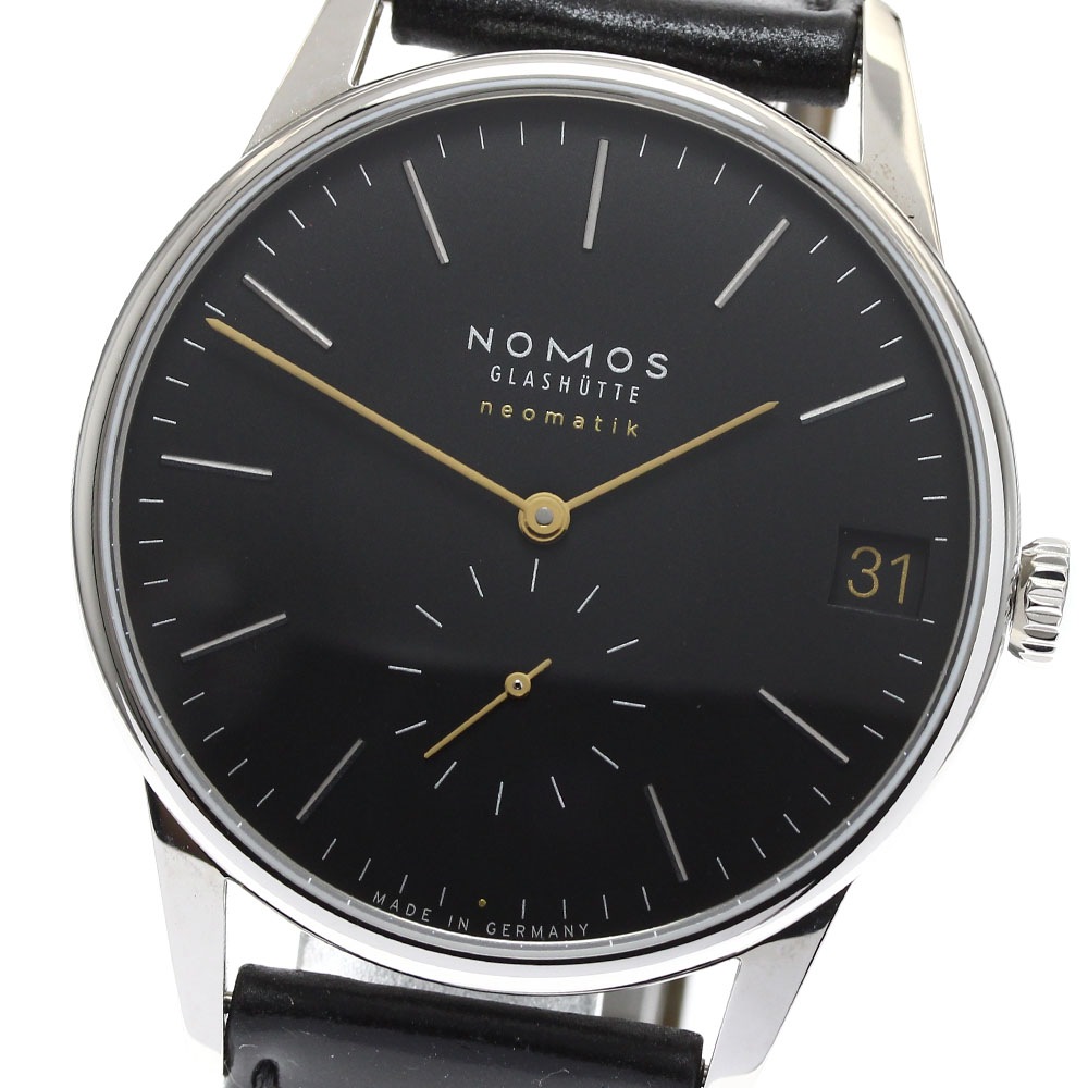 ノモス NOMOS 366 オリオン ネオマティック41 スモールセコンド 自動巻き メンズ 美品 箱・保証書付き_903753【中古】 360,200円