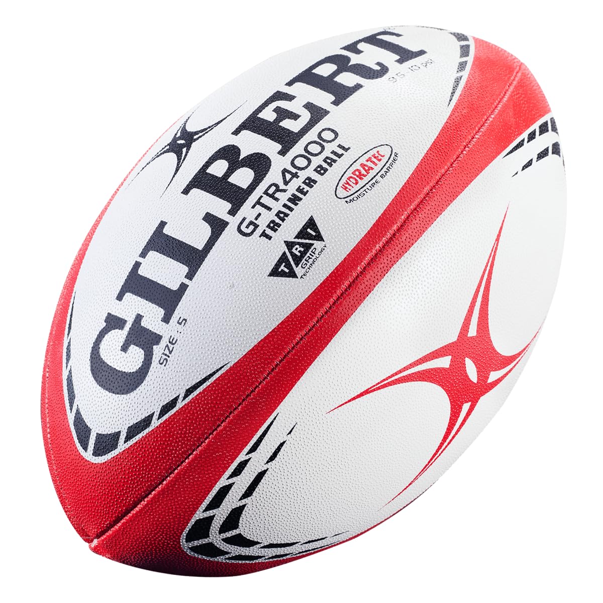 Qoo10最安値挑戦 Gilbert トレーニングラグビーボール GL-R4000 4 レッド