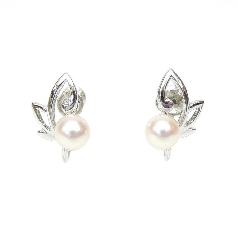 ミキモト MIKIMOTO パール イヤリング 真珠/シルバー 【中古】(68480)