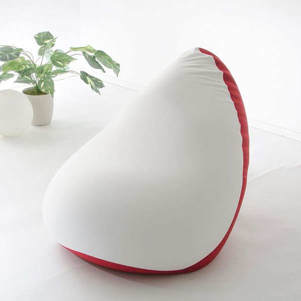 CELLUTANE 和楽の雫 ビーズクッション ダリアンレッド 日本製 極小ビーズ 一人掛け A546-563RED メーカー直送