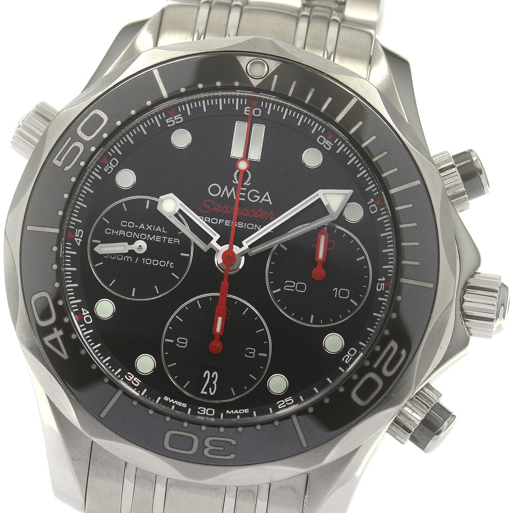 オメガ OMEGA 212.30.42.50.01.001 シーマスター300 コーアクシャル クロノメーター 自動巻き 良品 保証書付き_862646【中古】