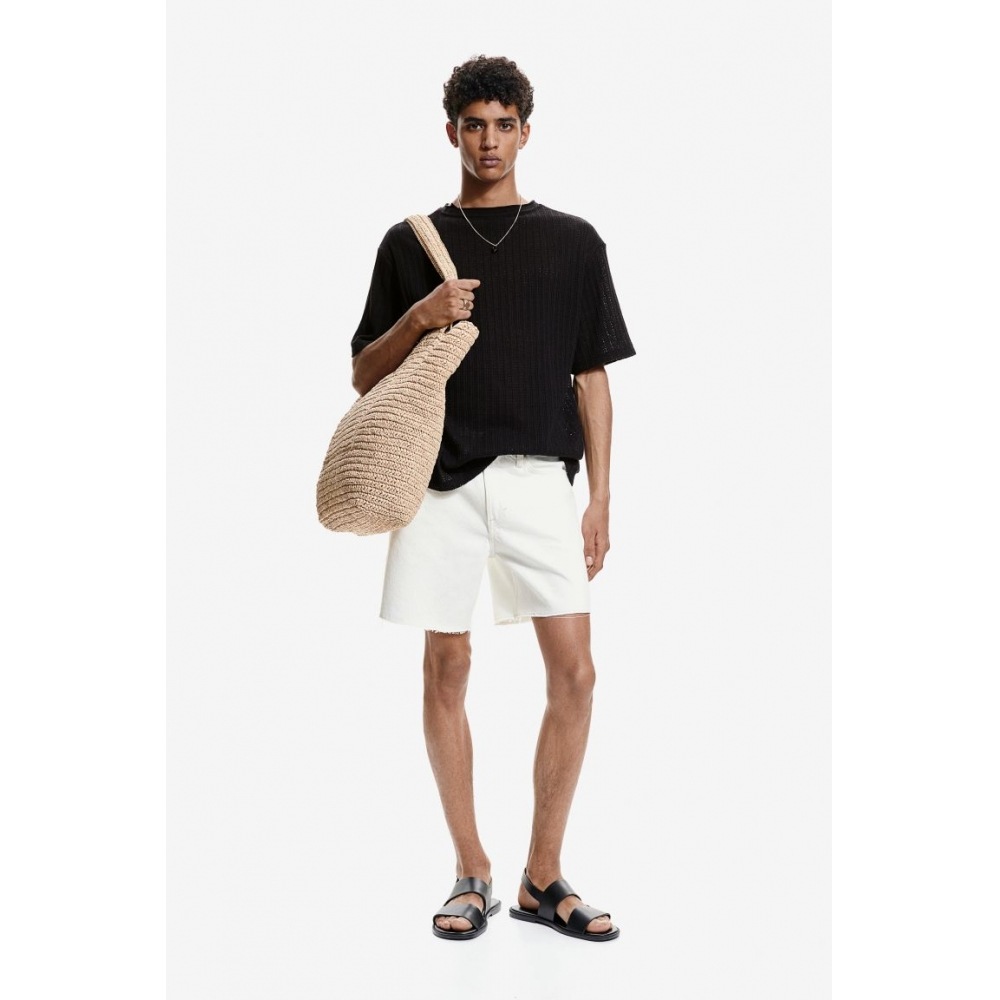 H&M ルーズフィット T シャツブラック
