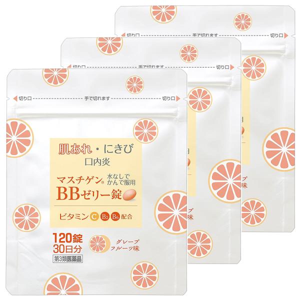【第3類医薬品】マスチゲン BBゼリー 120錠 3個セット