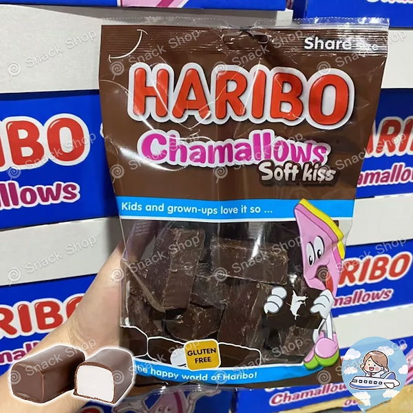 HARIBO Chamallows soft kiss 200g 10袋 HARIBO Chamallows Soft Kiss 200g 10袋 HARIBO Chamallows Soft Kiss
