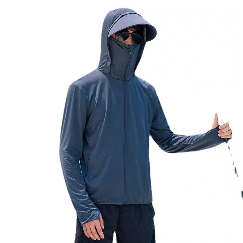 【20点セット】【無料】ラッシュガード メンズ UVカットパーカー 長袖 夏ジャケットUPF50+ 人気商品超目玉 接触冷感 冷房速乾 フード付き 超薄 男女 日焼け止め 紫外線対策 指穴