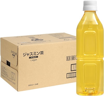 他サイト： by Amazon ジャスミン茶 ラベルレス 500ml×24本の商品画像