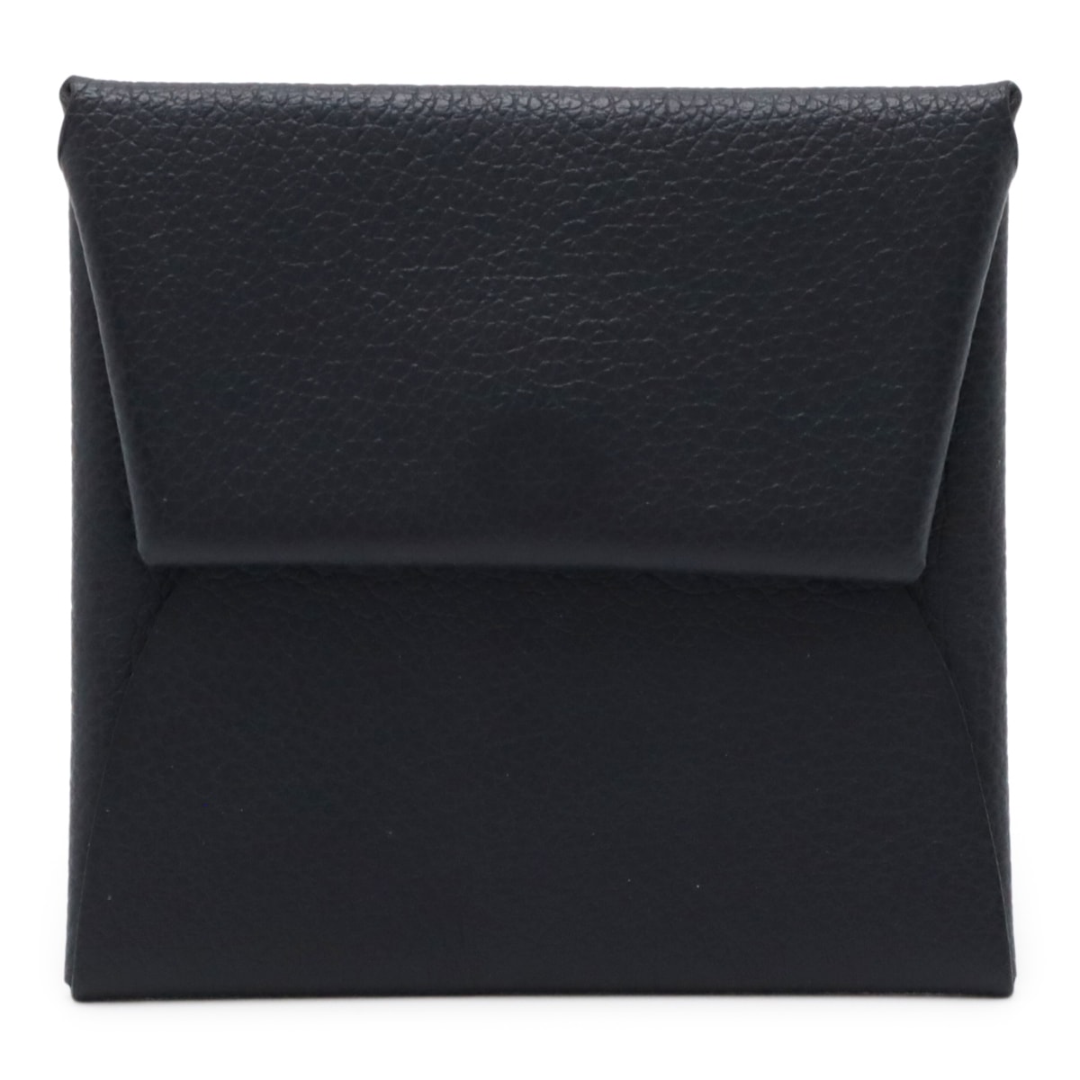 バスティア コインケース 小銭入れ コインパース ヴォーエプソン レザー ブルーニュイ 濃紺 ネイビー シルバー金具 Z刻