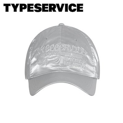 キャップ TYPESERVICE Graphic Embroidery Cap Silver Qoo10] typeservice 【正規品】Silver Graphic : バッグ・雑貨