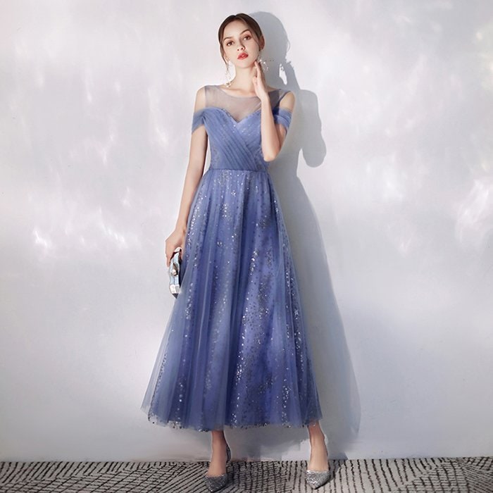 カラードレス ミモレ丈 パーティードレス 演奏会用ドレス ロングドレス ウェディングドレス 発表会 結婚式 ピアノ 二次会 ドレス 前撮り 結婚式 花嫁 披露宴