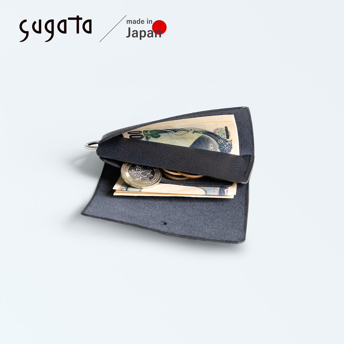 【sugata】 ミニマルウォレット コンパクト財布 日本製 sg-pv266