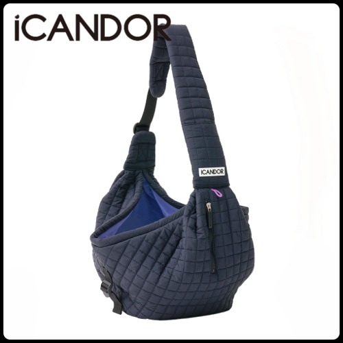 ペット ショルダーバック キルティング DUMPLING BAG_MIDNIGHT NAVY