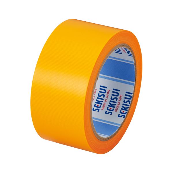 （まとめ） 積水 フィットライトテープ 強粘着 736 幅50mm×長25m マンゴー (×10セット)