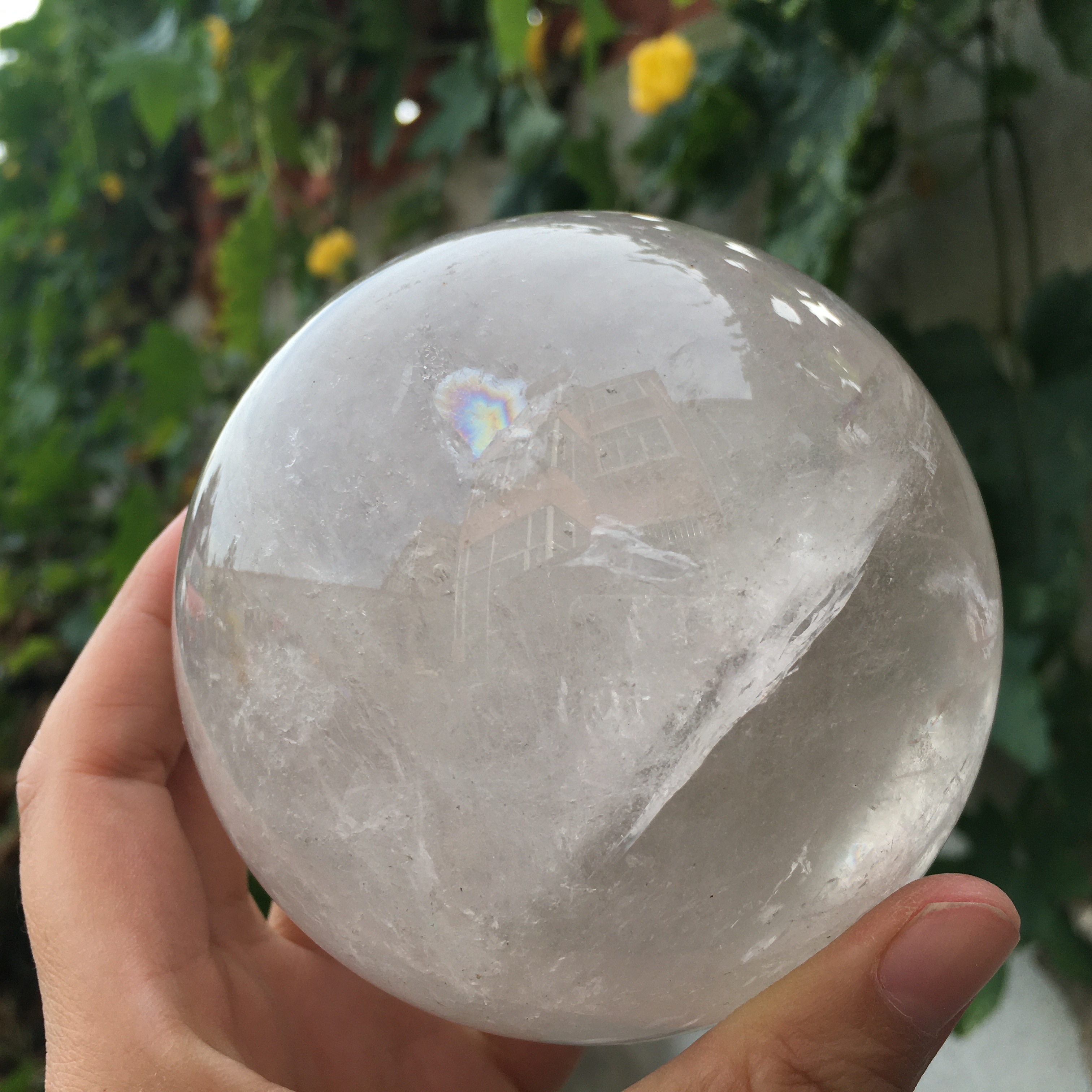 白水晶球,天然水晶,1147g