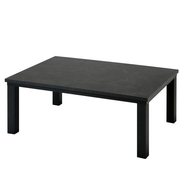 こたつ テーブル JOT-K10575-MBK マーブルブラック リビングこたつ 105×75cm