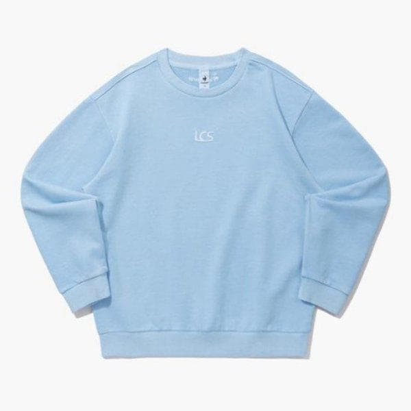 長袖Tシャツ UQC QQ123LFS15-LBL シグネチャーダイイングマンツーマン / ライトブルー