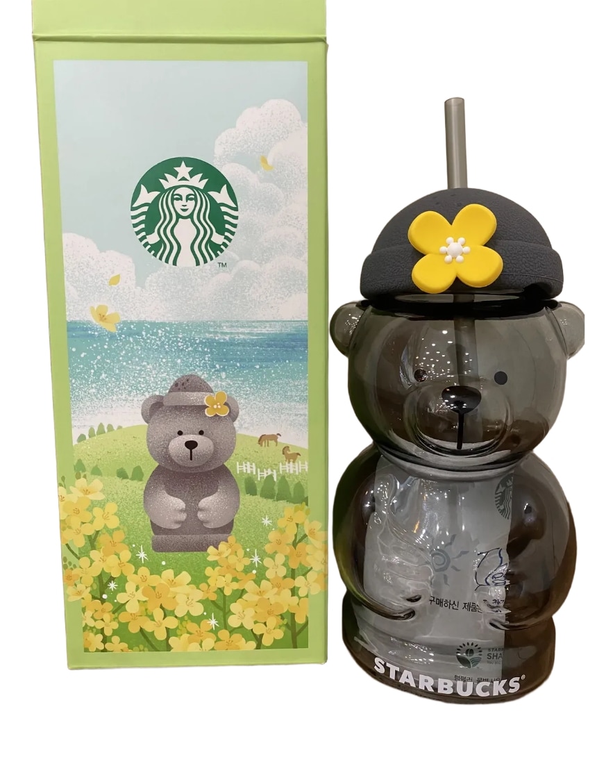 韓国 済州限定 ベアリスタ グラス コールドカップ 591ml [Dolhareubang/レアMD] 10,286円