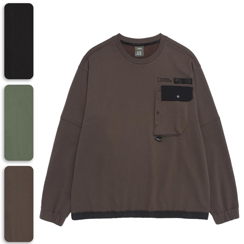 NRN HYBRID SEMI-OVERSIZE POCKET SWEATSHIRT (N261MSW900)