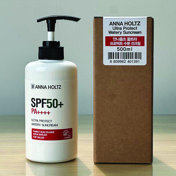 大容量の家族全員用ウルトラプロテクト水分日焼け止めクリーム SPF50+PA++++ 日焼け止めクリーム 500g 紫外線遮断剤 日焼け止め