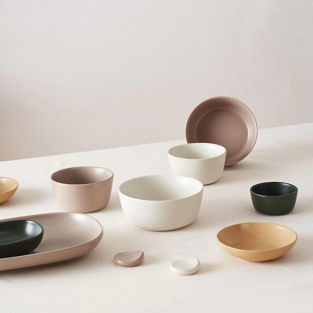 エパセ 2人 食器 セット12P color mix