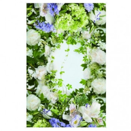 ペット供養 ペットエンディングシート 大 草花 グリーン 30入 060615