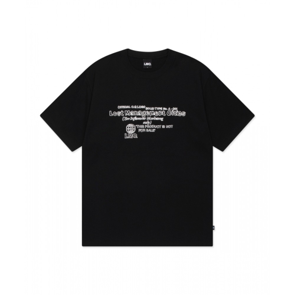 LMC ファンドゥードルロゴ T シャツブラック