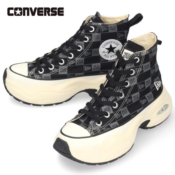 コンバース スニーカー ハイカット レディース 厚底 オールスター スポーティー AS 31312420 レースアップ
