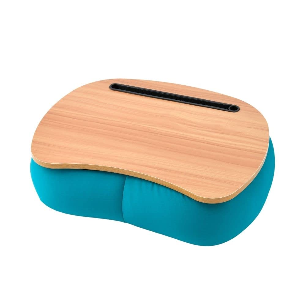 りぶはあと テーブルクッション リラフィット ターコイズ (全長約45cm) リラックス 天板 92070-64 本体:W45xD33xH14cm 外装:W19xD12xH30cm