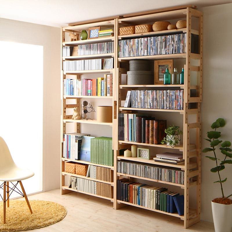 国産ひのきつっぱりシェルフ/ラックシリーズ シェルフ本体 幅180 奥行29