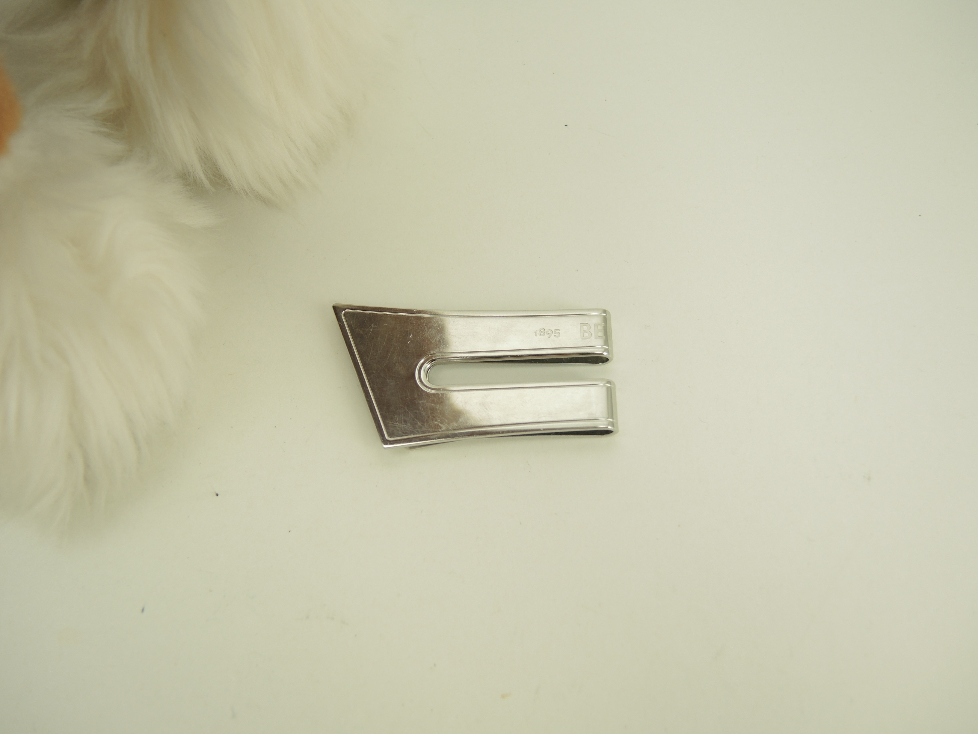 マネークリップ メタル シルバー お札ホルダー メモフォルダー@ 2