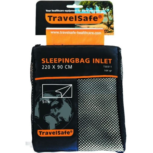 TRAVELSAFE (トラベルセーフ) スリーピングバッグ インレットシルク レクタンギュラー TS03110010