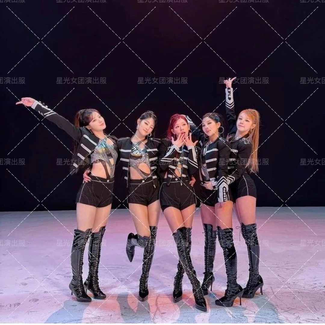 ギドルジャズダンスヒップホップjazzパフォーマンス衣装パフォーマンススーツ