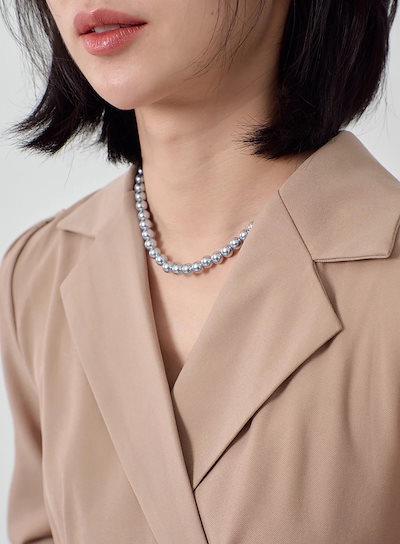 試着のみ【(NEW)MIX COLLARED CARDIGAN】サイズ0(M) 【公式通販】