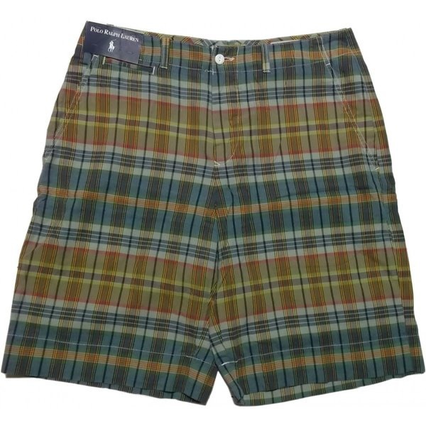 LA直輸入 ラルフ メンズ ショートパンツ マドラスチェック ショーツ ハーフパンツ イエロー short pants 199 8,110円