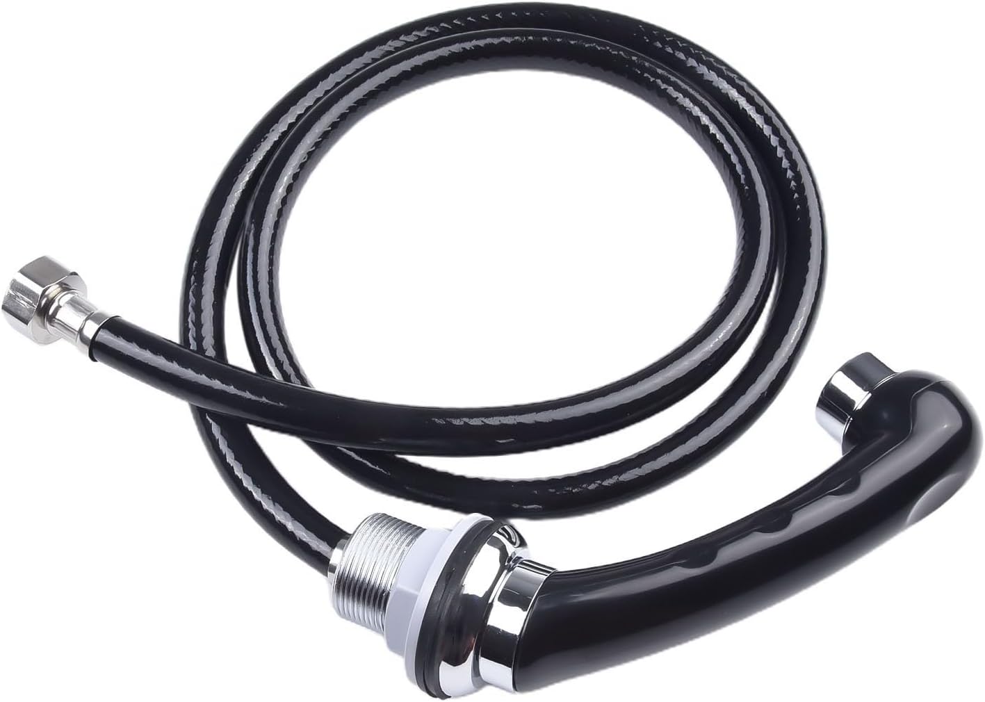 Extendable Hose Pipe,Retractable Hose Pipe,Salon Shower Nozzle with Long Flexible Hose, Alloy & ABS