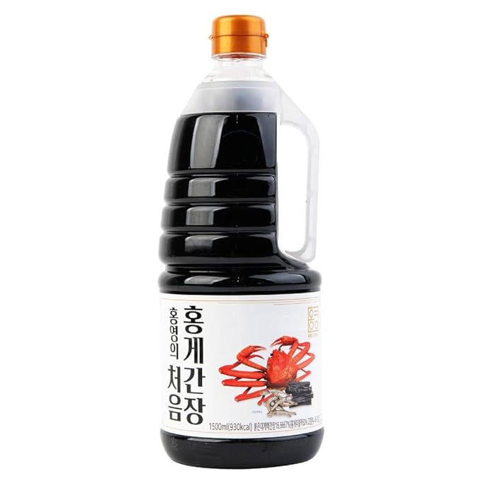 韓国 赤ズワイガニ抽出 醤油 1本 1500ml