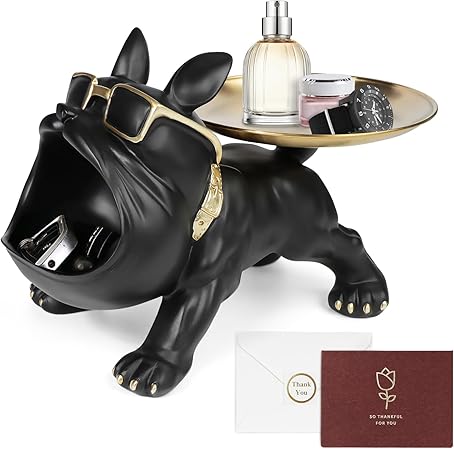 大きな口フレンチブルドック Sanquuqoo 皿を乗せる犬さん 置物 キー 収納ト 5,328円