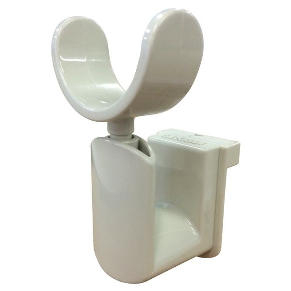 (まとめ) 物干し竿受け/洗濯用品 かもいなげし用 使用できる竿の太さ:3cmまで 室内干し 部屋干し 20個セット