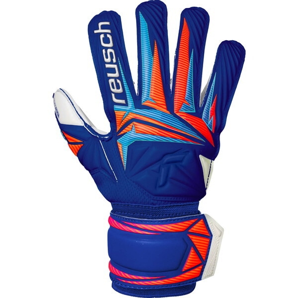 REUSCH ロイシュ アトラクト アドバンス ジュニア シャープブルー/ホワイト/ショッキングオレンジ 6号 5662215 4126 ジュニア ゴールキーパーグローブ