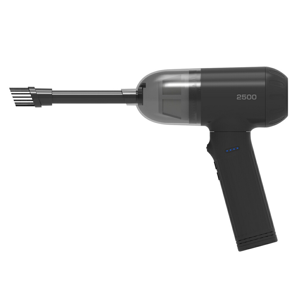 電動エアダスタークリーナー 充電式 超強力 ブラック DAD-202BK