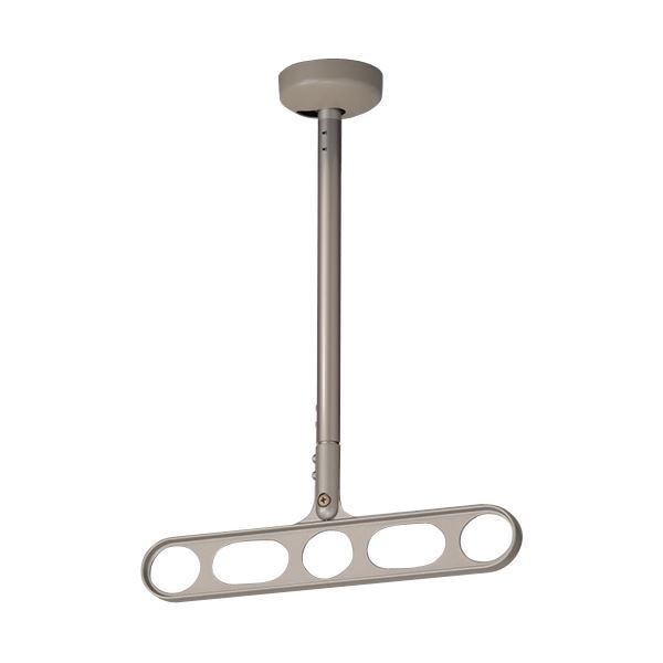 1組/2本入り 川口技研 ホスクリーン/物干し金物 2本シャフトタイプ 全長560780mm ライトブロンズ Z-207-LB