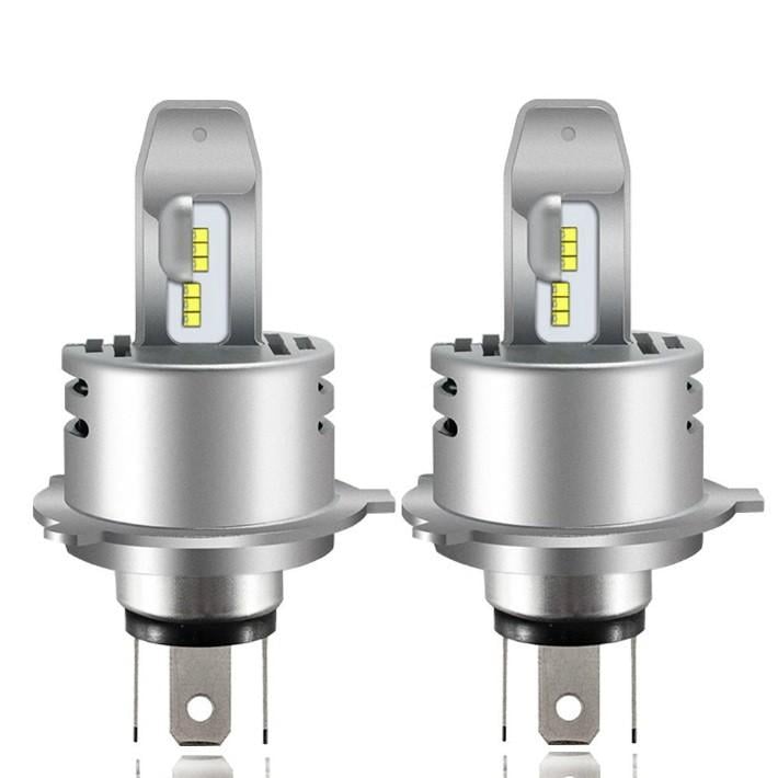 H4 バイク LED ヘッドライト 直流 ZESチップ ホワイト6500K 6000LM 30W DC9-32V ポン付装着 取付簡単 長寿命 2年保証 バイク用 2個 opp-9s-h4-ss