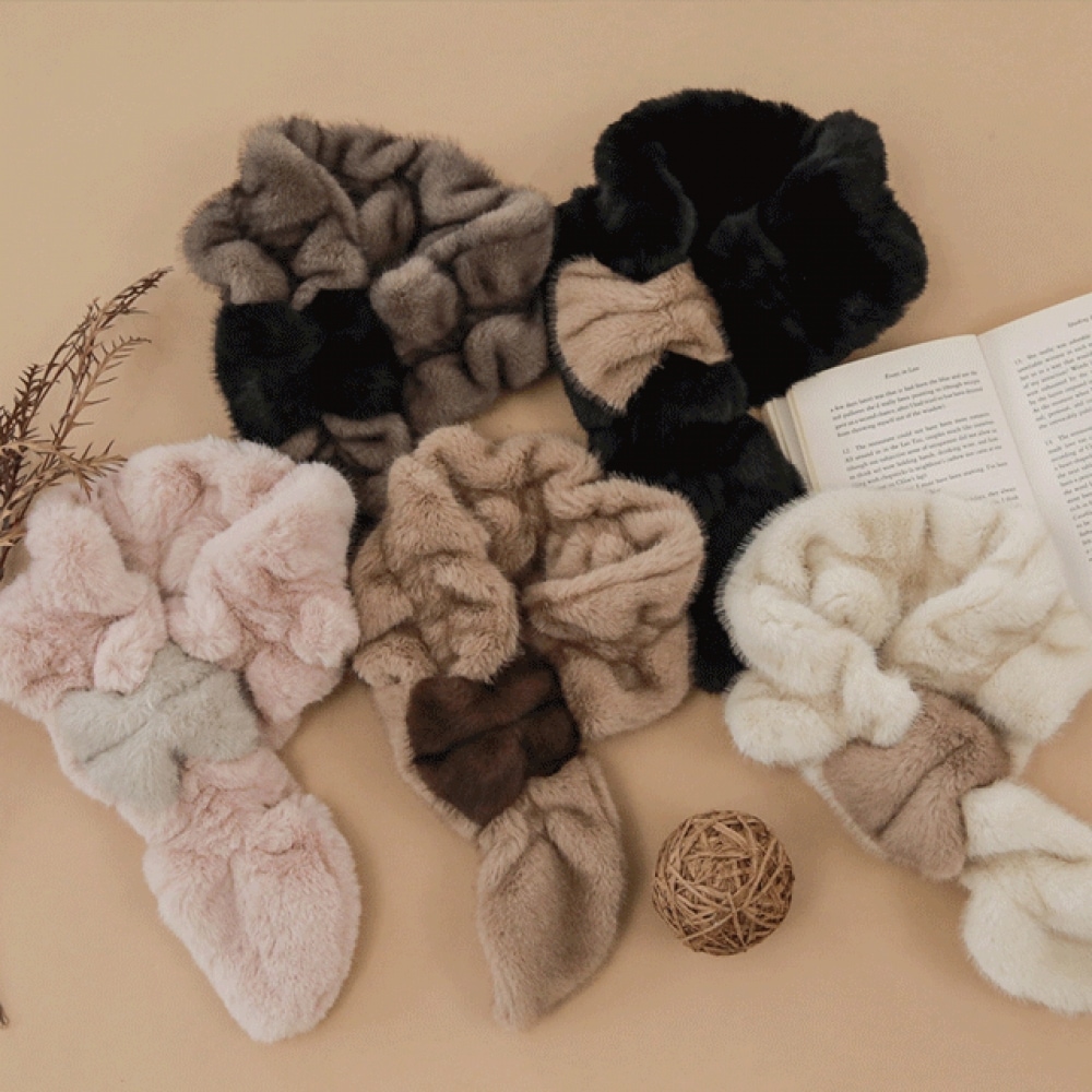 クリック＆ファニーアレンディミンクマフラー